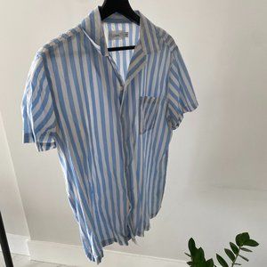Blue Striped Button Down
